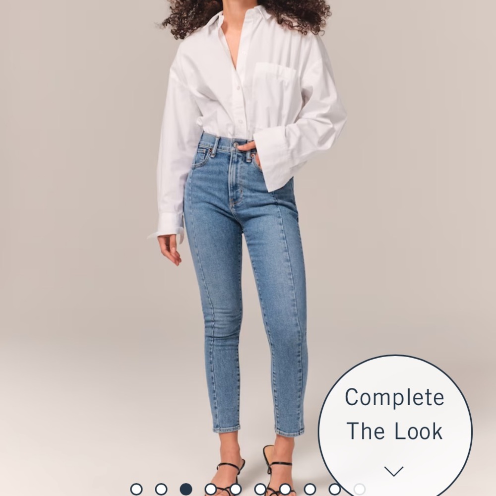 High Rise Super Skinny Ankle Jeans